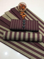 3PC Dress Multani Khaadi Sussi - MAROON LINING