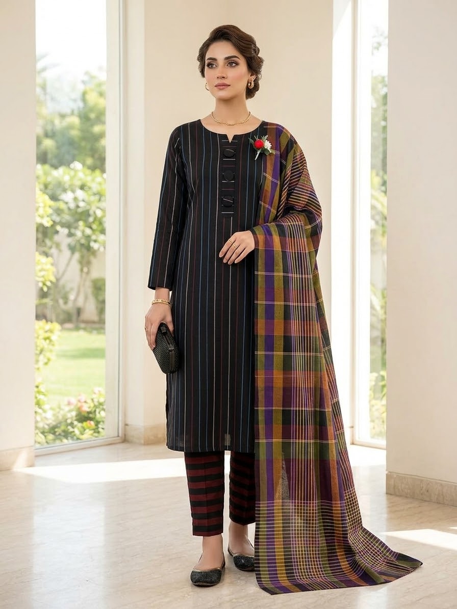 3PC Dress Multani Khaadi Sussi - New D2